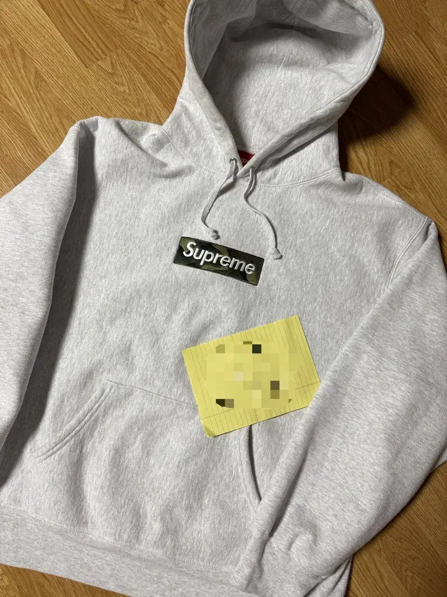 [m] Supreme Box Logo Hoodie Camo Gray 23FW