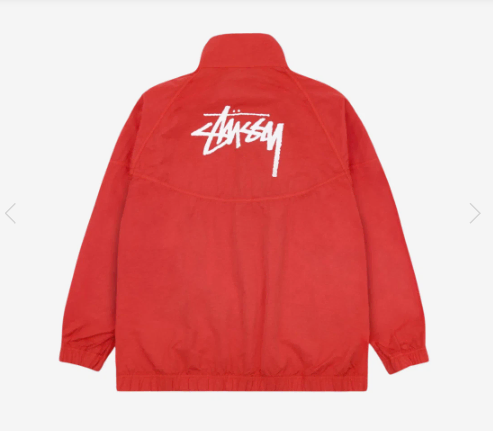 [M] Nike x Stussy Windrunner Jacket Habanero Red