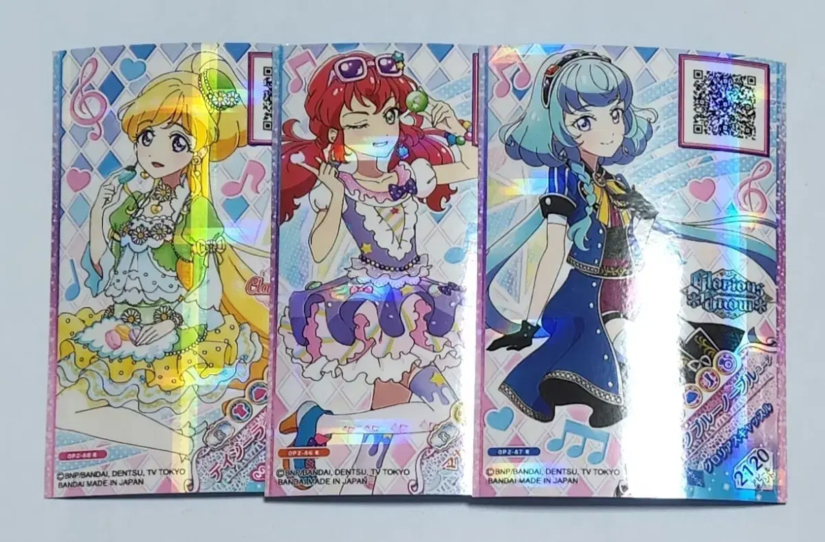 Aikatsu Full Coordination kard Karen, Mirai, Alicia