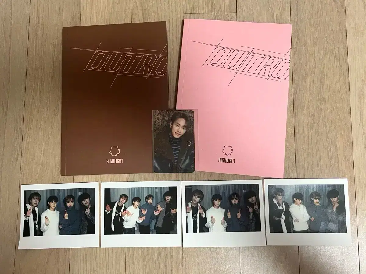 Highlight outro album photocard pola