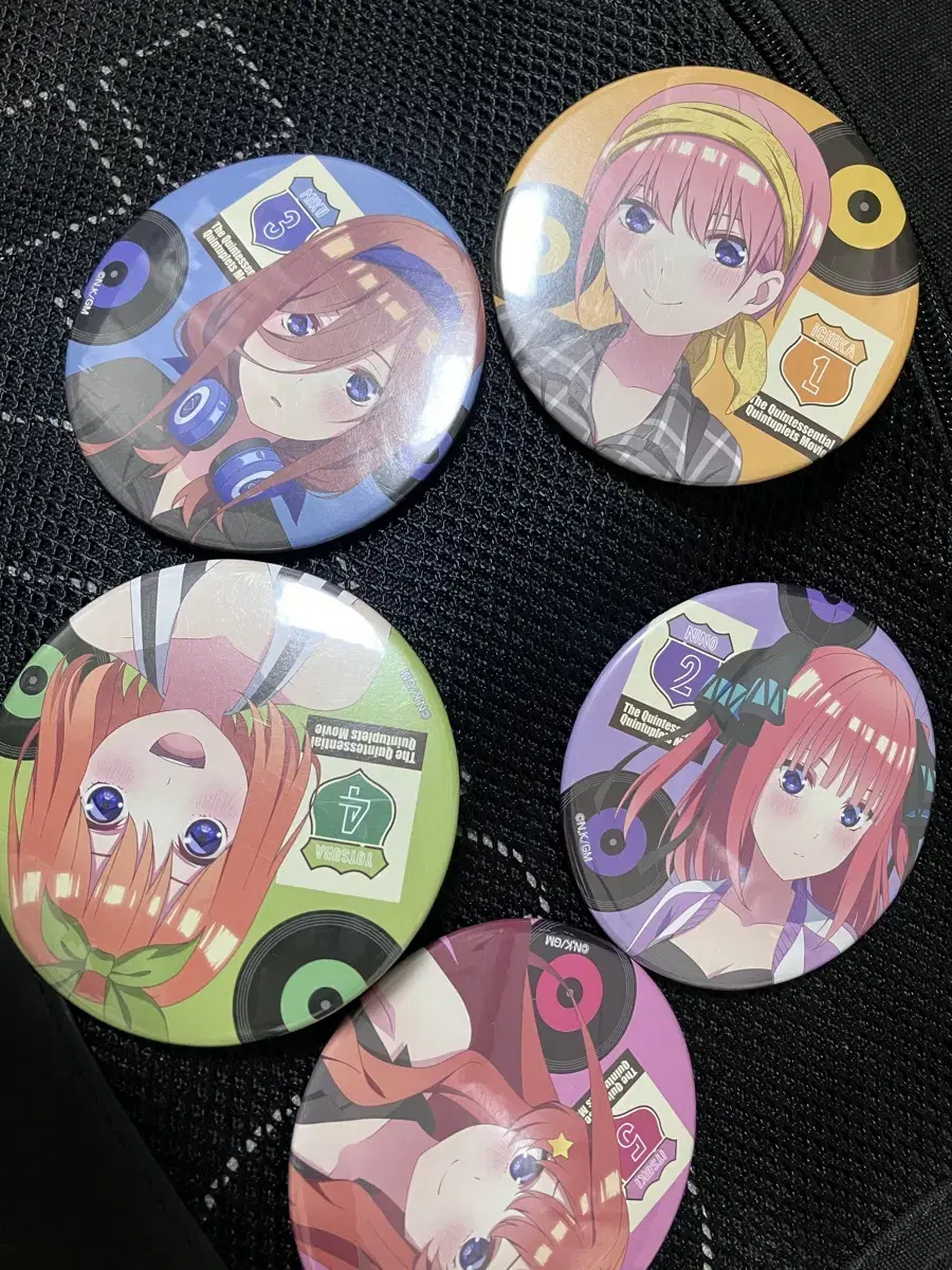 Bulk) Bridal can badges in 5 parts