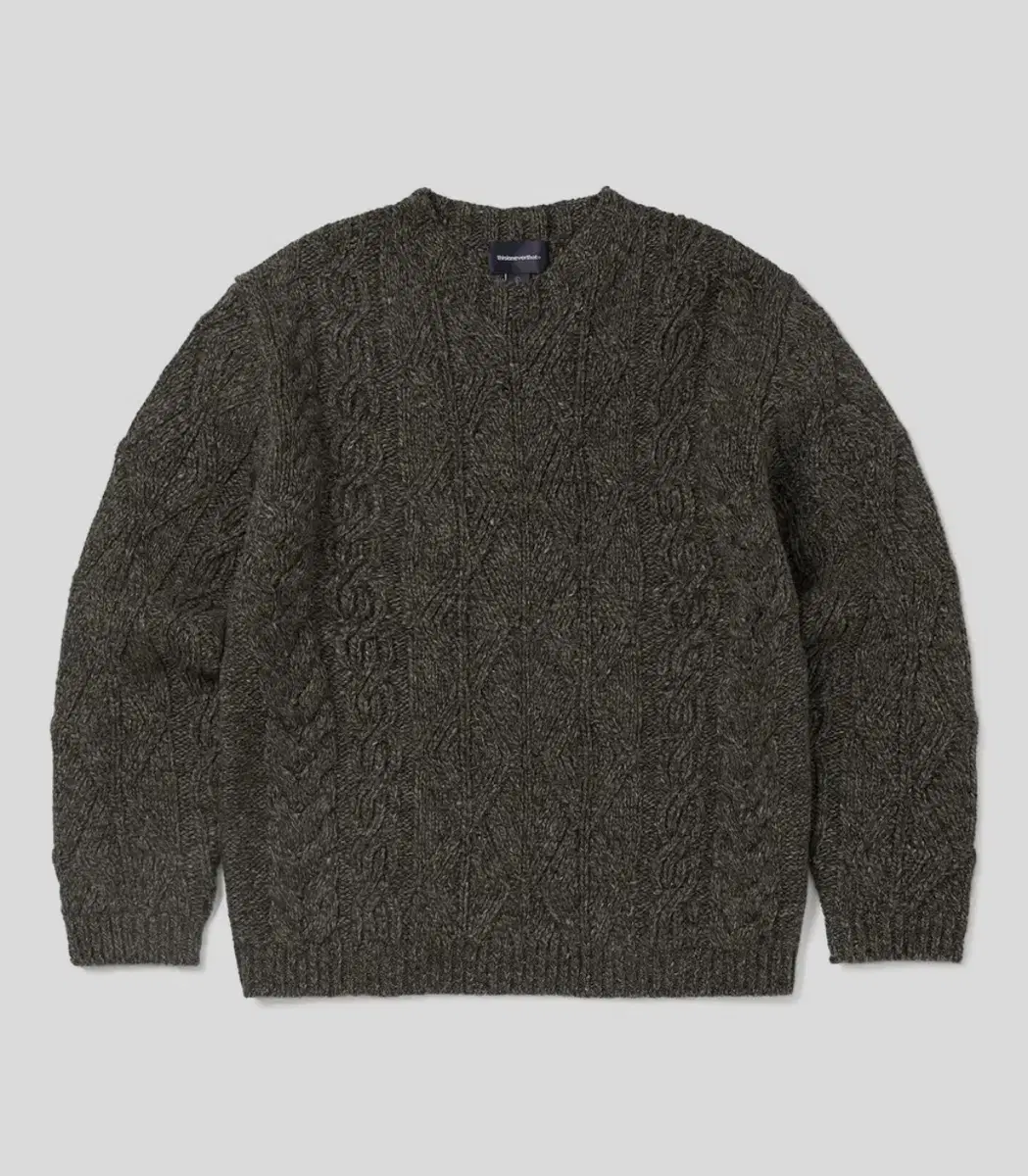 디스이즈네버뎃 Cable Knit Sweater Brown 스웨터 니트