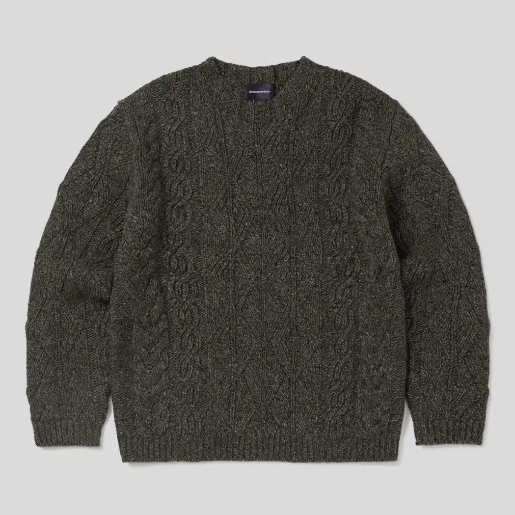 디스이즈네버뎃 Cable Knit Sweater Brown 스웨터 니트