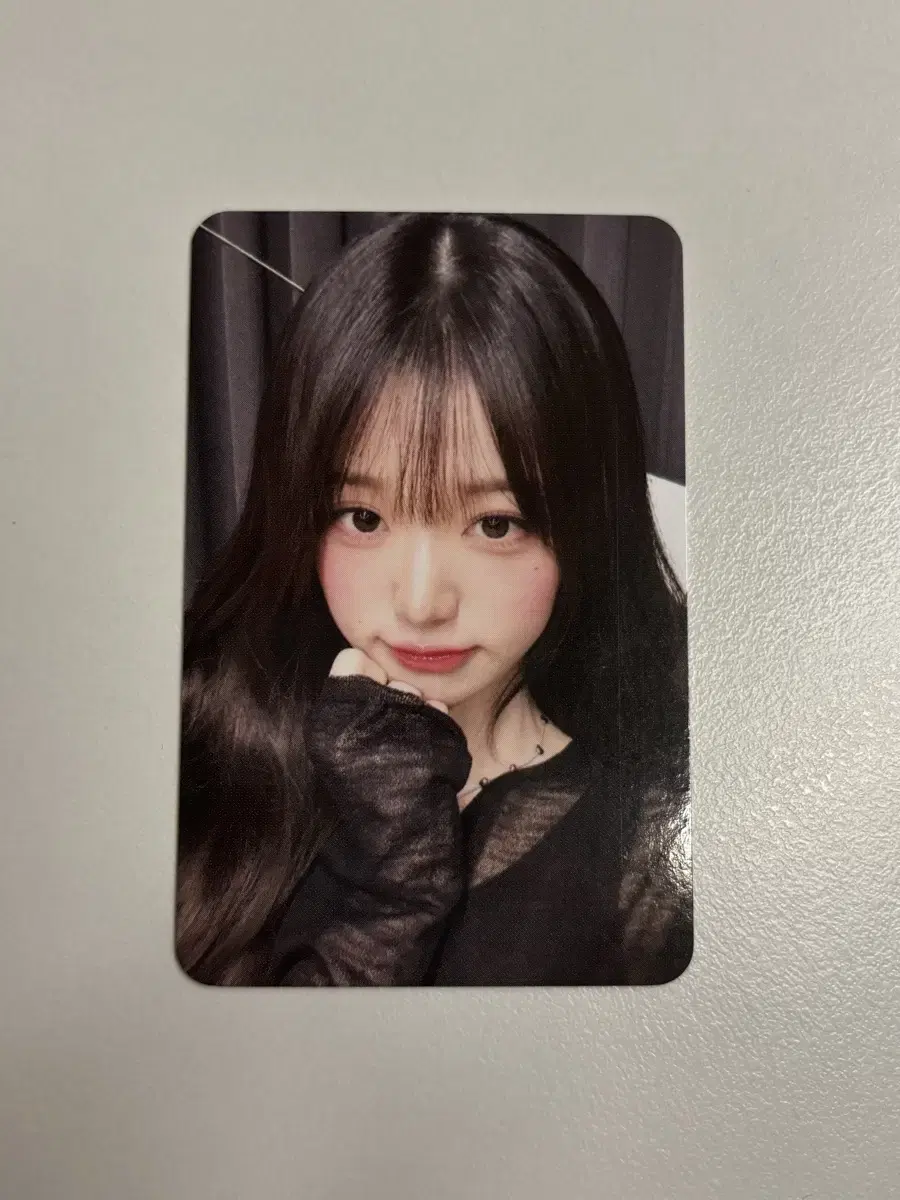 ive jang wonyoung with muu luckydraw ld photocardB