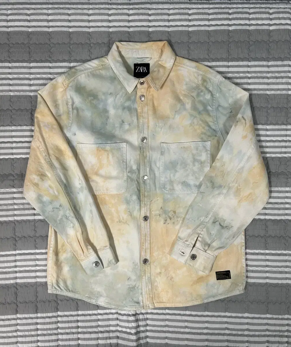 Zara Tie-Dye Printed Overshirt