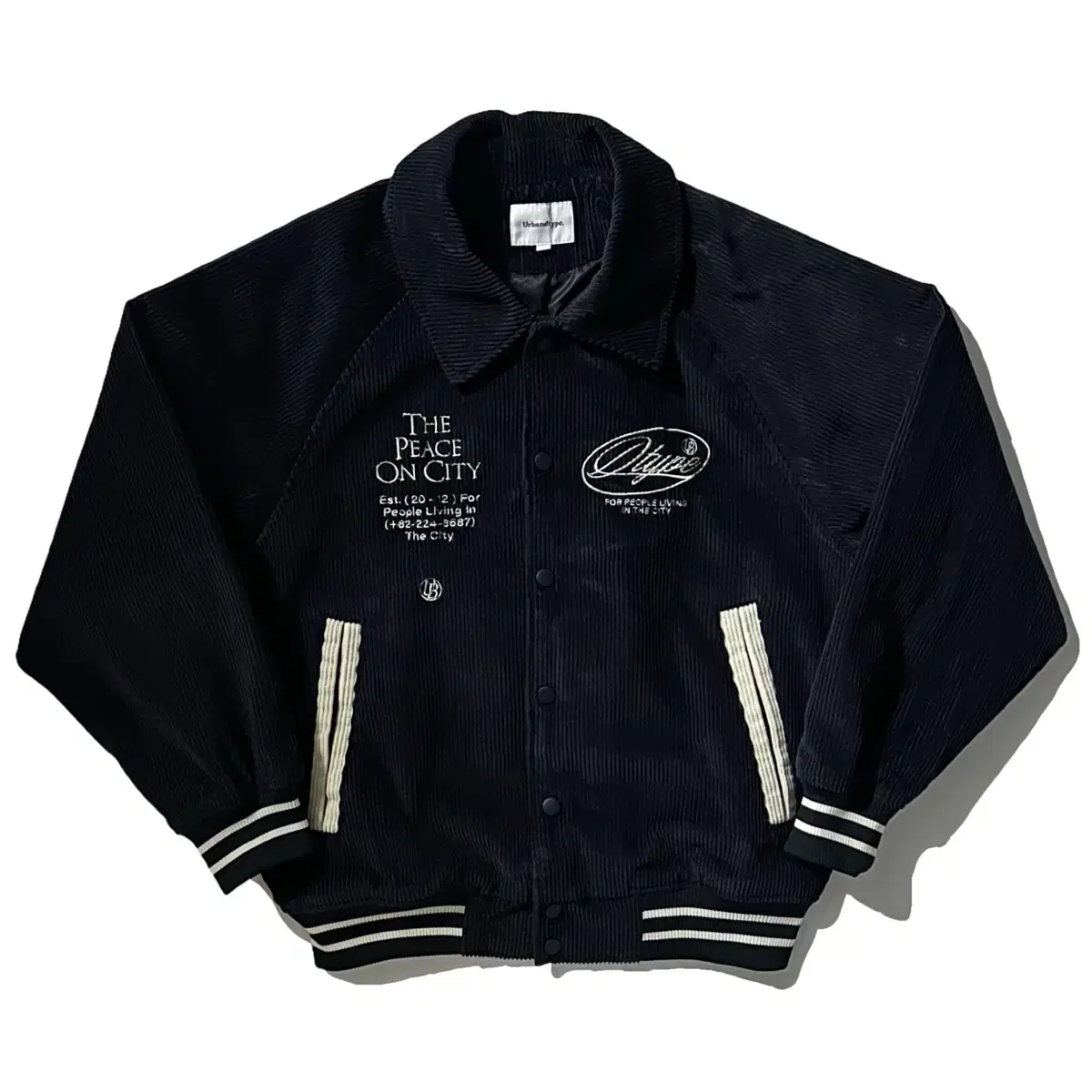 Urban Type Corduroy Reglan Jacket