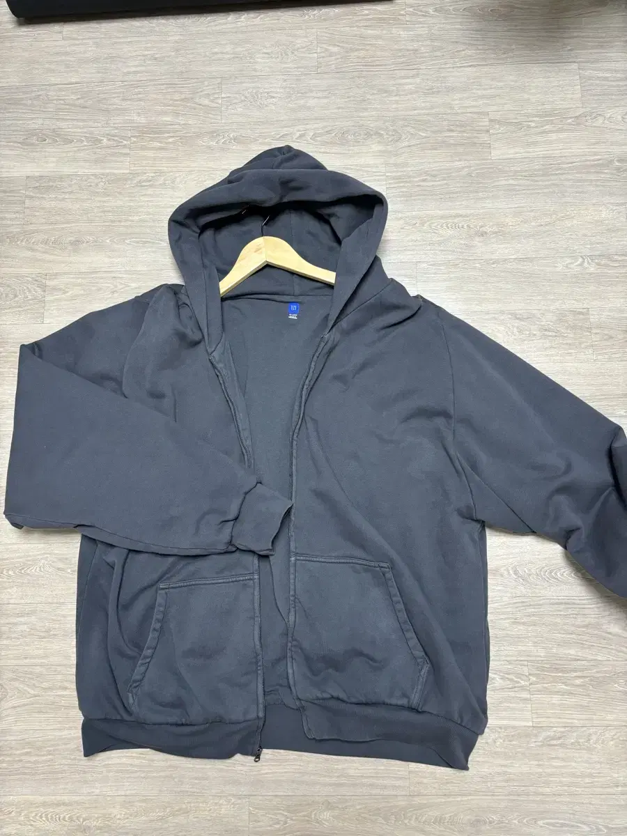 Yeezy YZY Zip-Up Hoodie Dark Grey  XXL