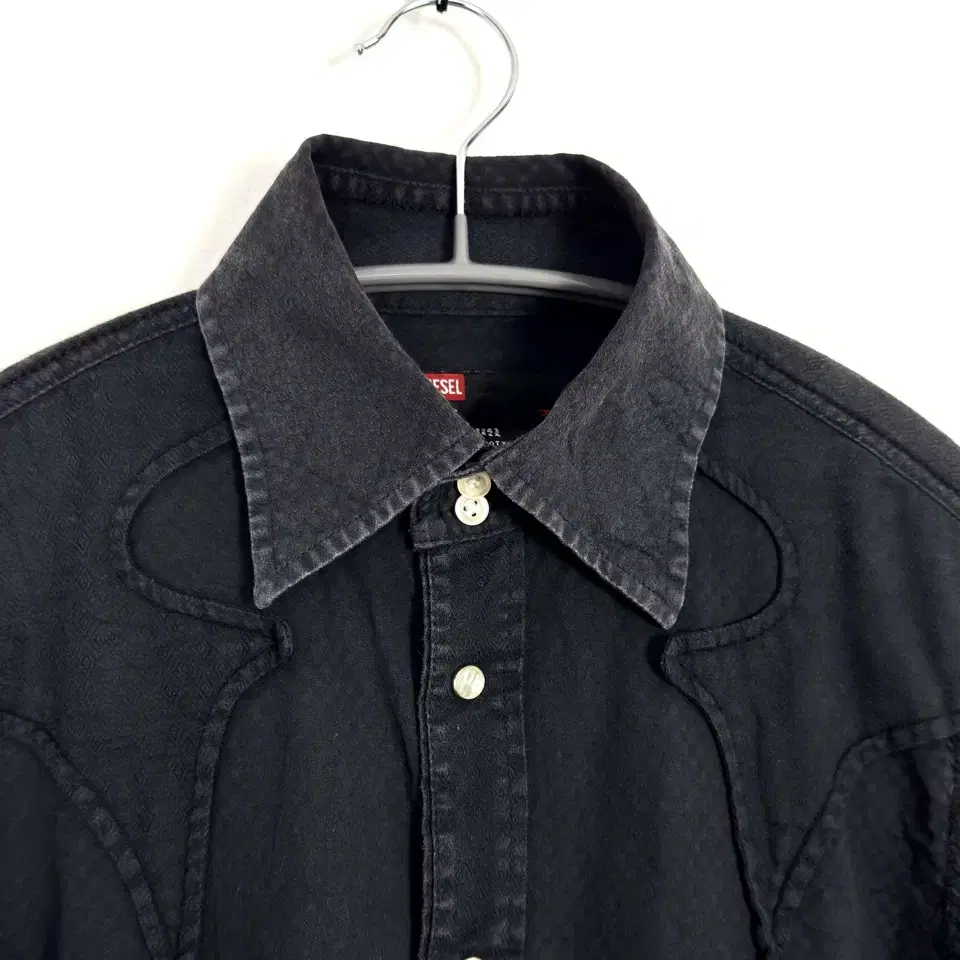 DIESEL black western shirt