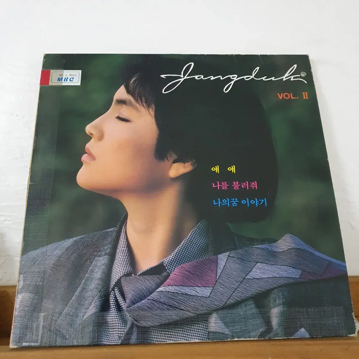 장덕 2집  LP  1988   얘얘/나를불러줘