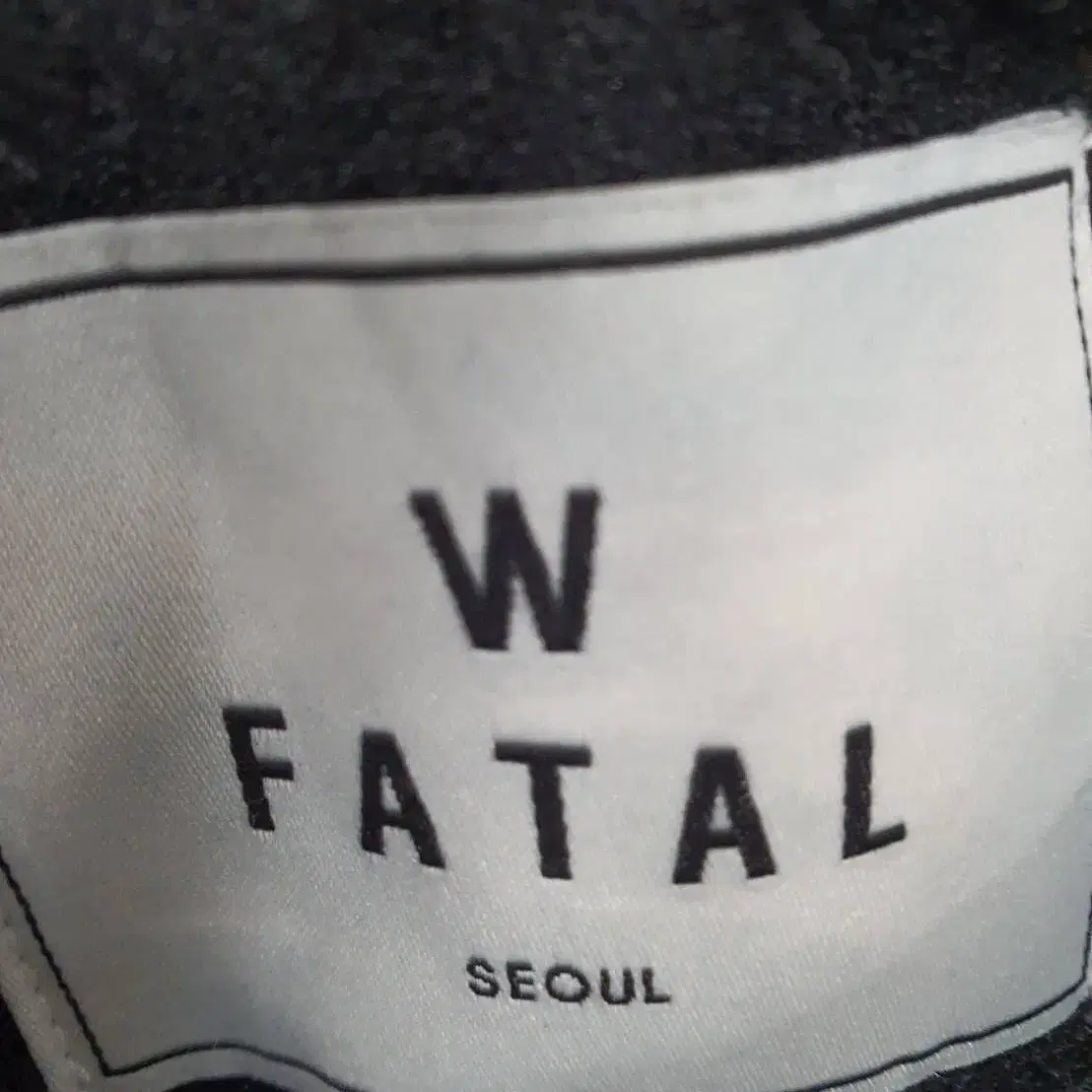 Wfatal 여성 블랙 오버핏 울 자켓 55