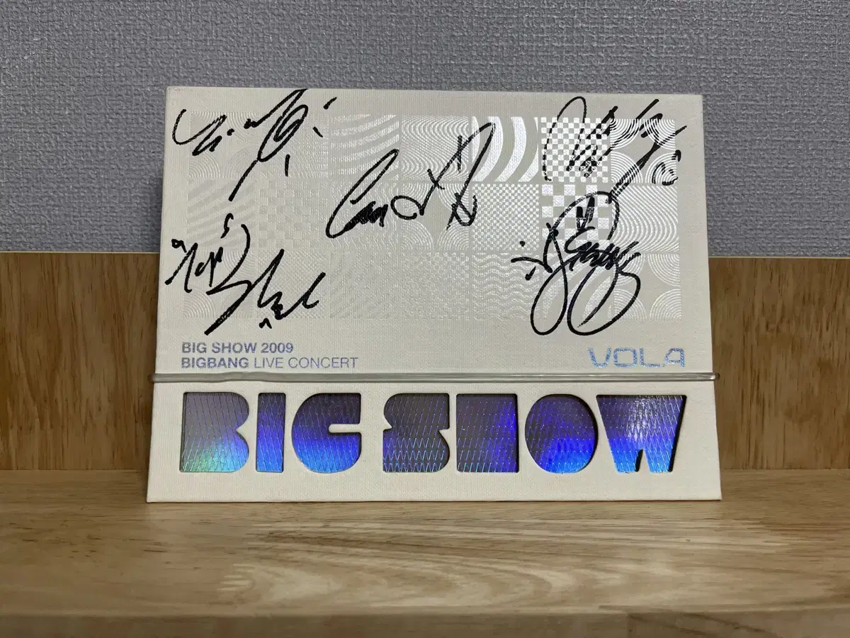 빅뱅 BIG SHOW 2009 / 전멤버 싸인반