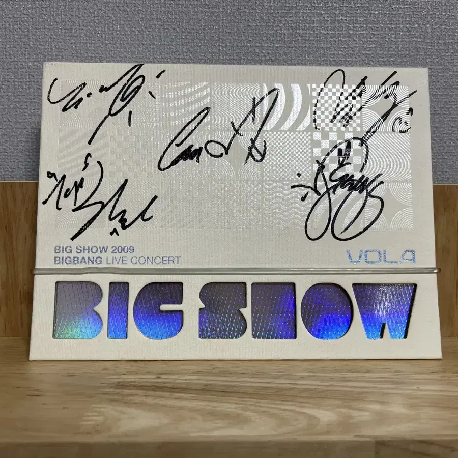 빅뱅 BIG SHOW 2009 / 전멤버 싸인반