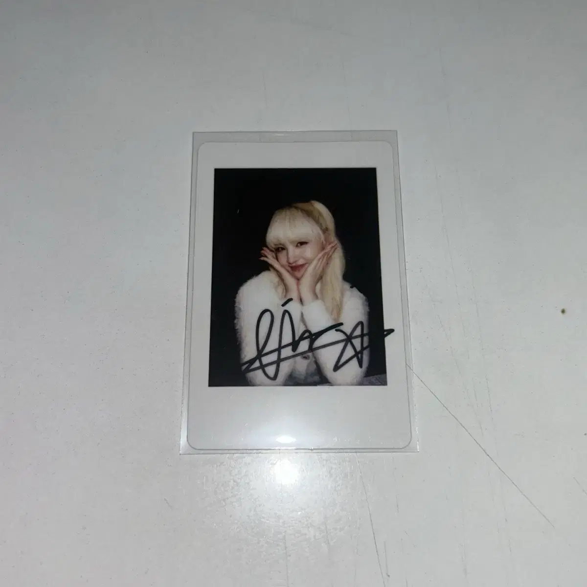 ive eleven liz yizhiyu photocard photocard pola sign polaroid @jpol