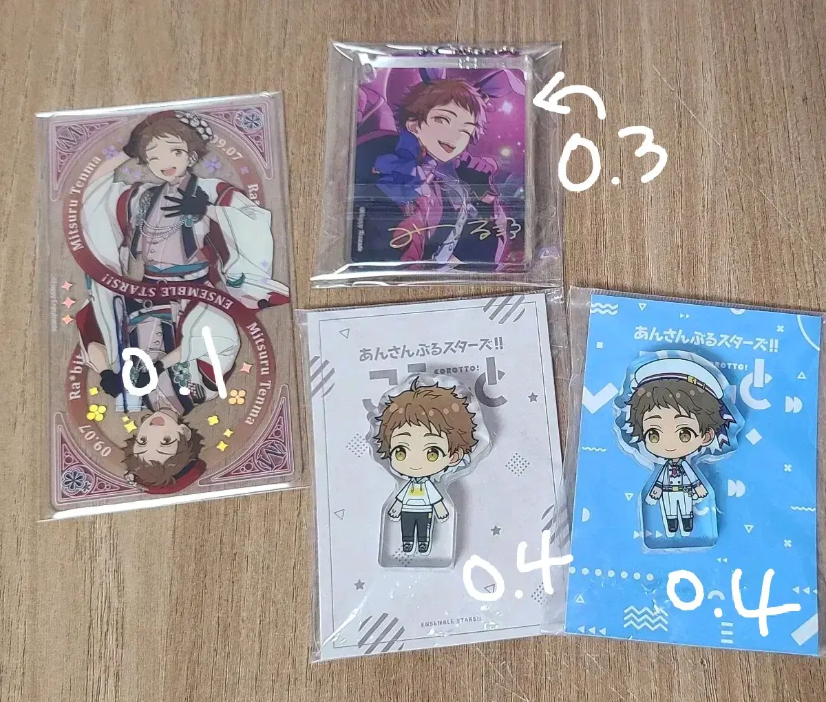 (Half-priced Delivery included)Anstar Tenma Mitsuru acrylic Korota Korotto Unit Uniforms Bulk