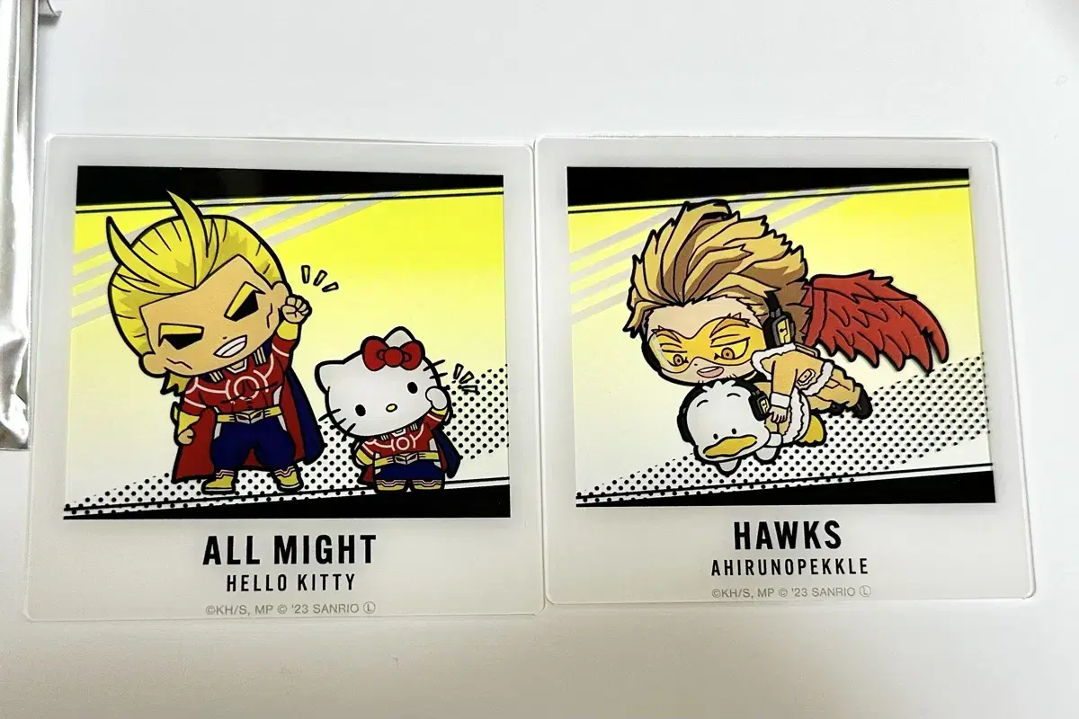 Hiroaka Allmighty Hawks Sanrio Collaboration Acrylic Card