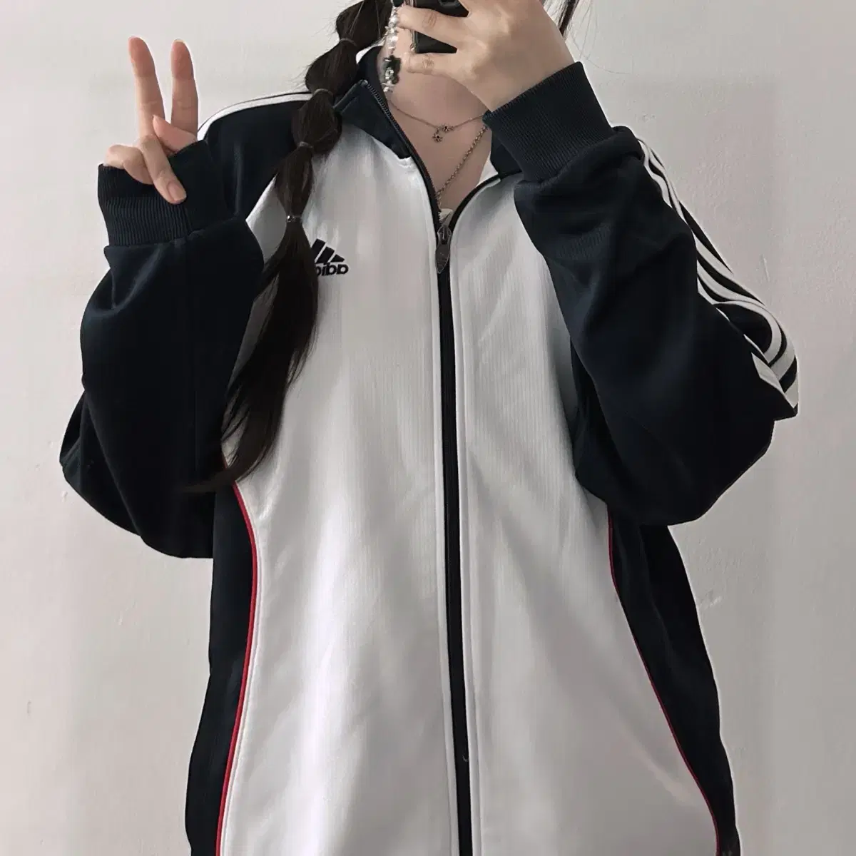 (L) Adidas Navy White Nagrang Jersey