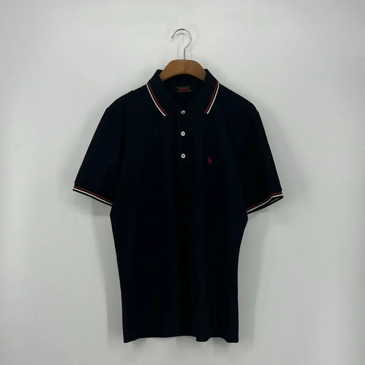 Kellyford 반팔 카라 티셔츠 (95 size / NAVY)