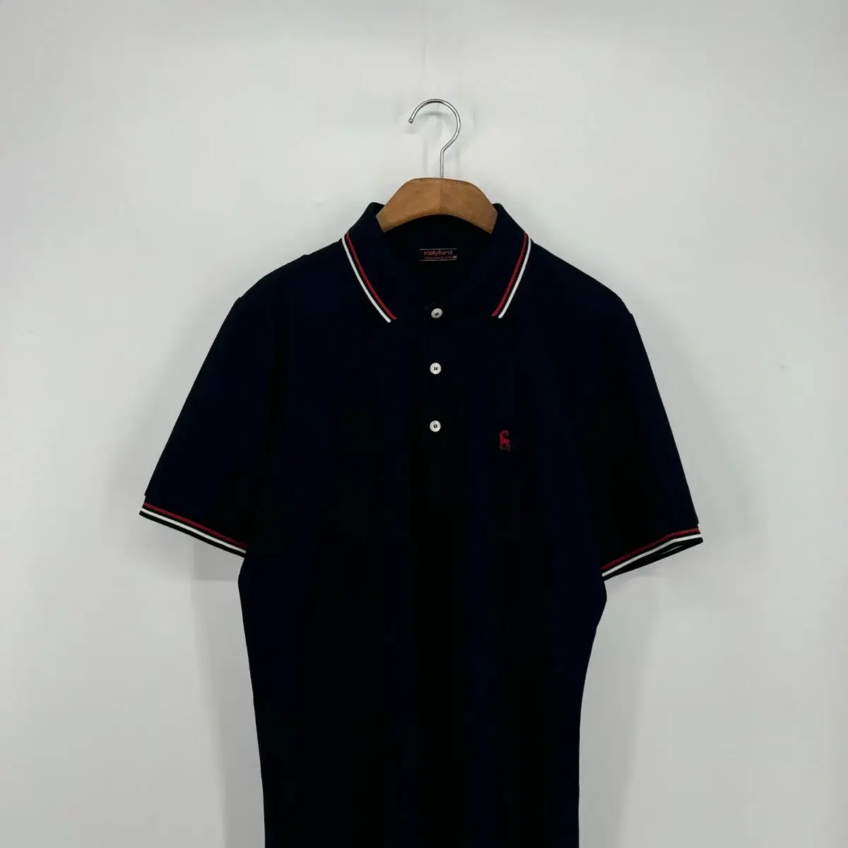 Kellyford 반팔 카라 티셔츠 (95 size / NAVY)