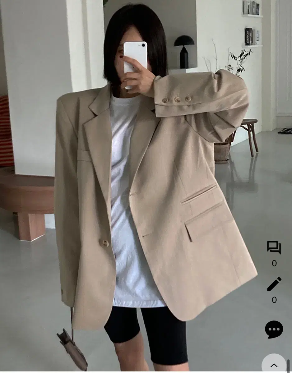 오버핏 자켓  (택포) 라니앤쇼룸 요니핏