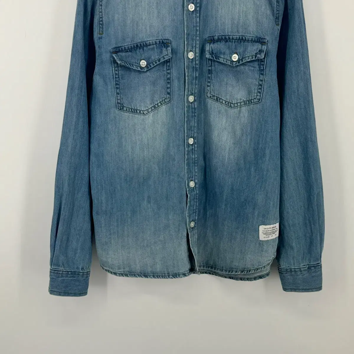 인디고뱅크 청남방 셔츠 (S size / DENIM)