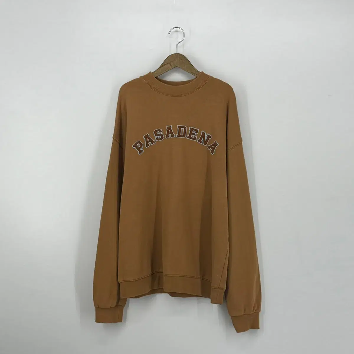 후아유 맨투맨 티셔츠 (L size / BROWN)