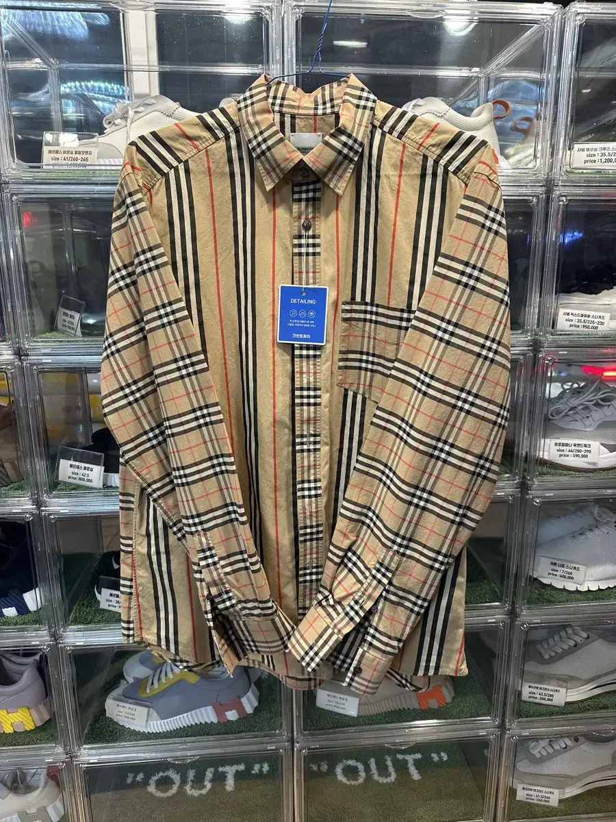 Xl) Burberry Check Shirt