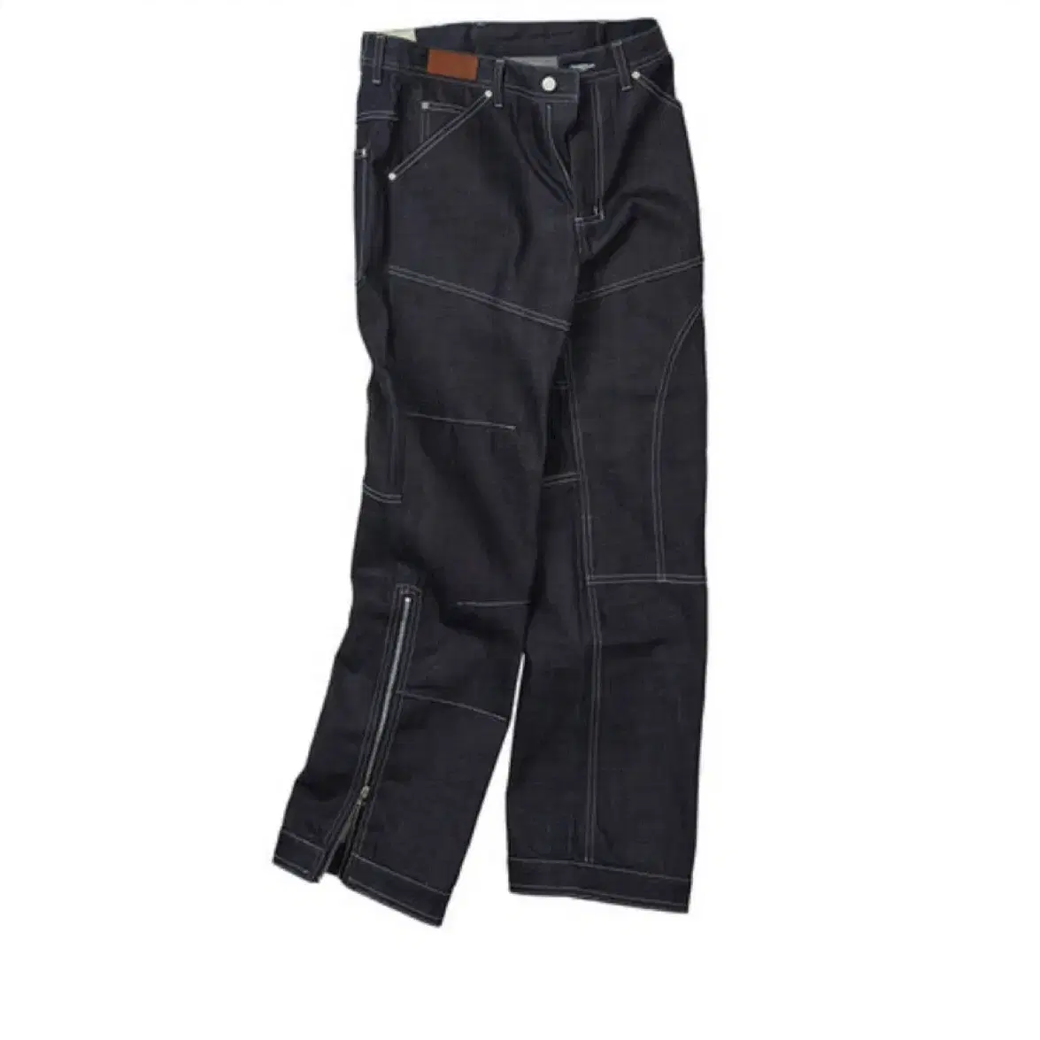 앤더슨벨 ZIPPER WIDE-LEG RIGID JEANS 34