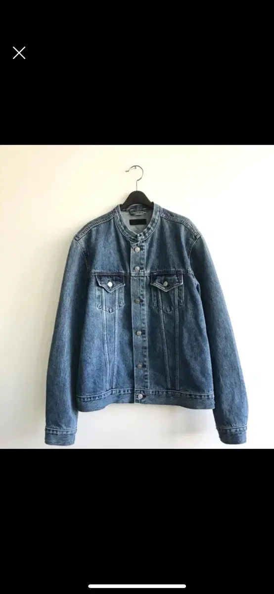 Minimalist jean jacket