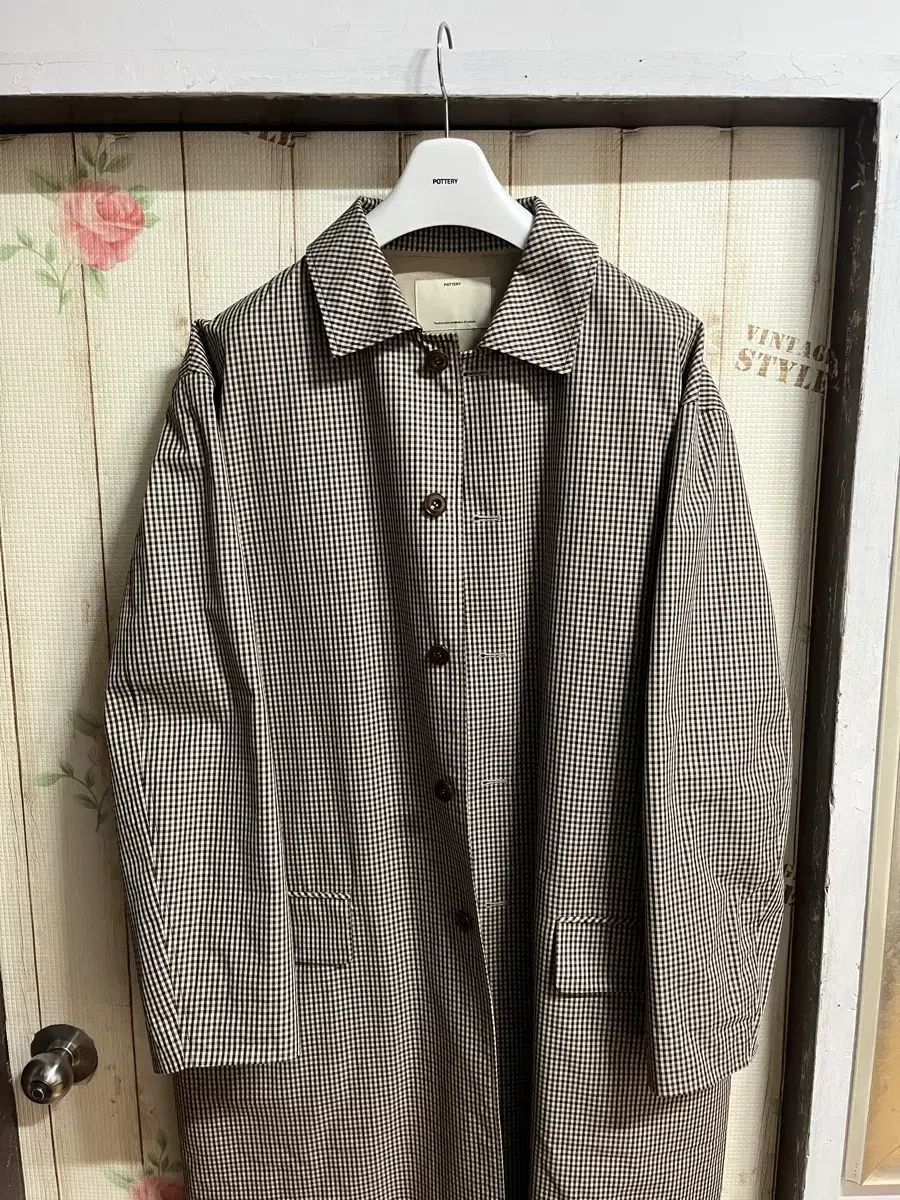 Pottery Gun Club Cotton Mac Coat 3 sizes for sale.