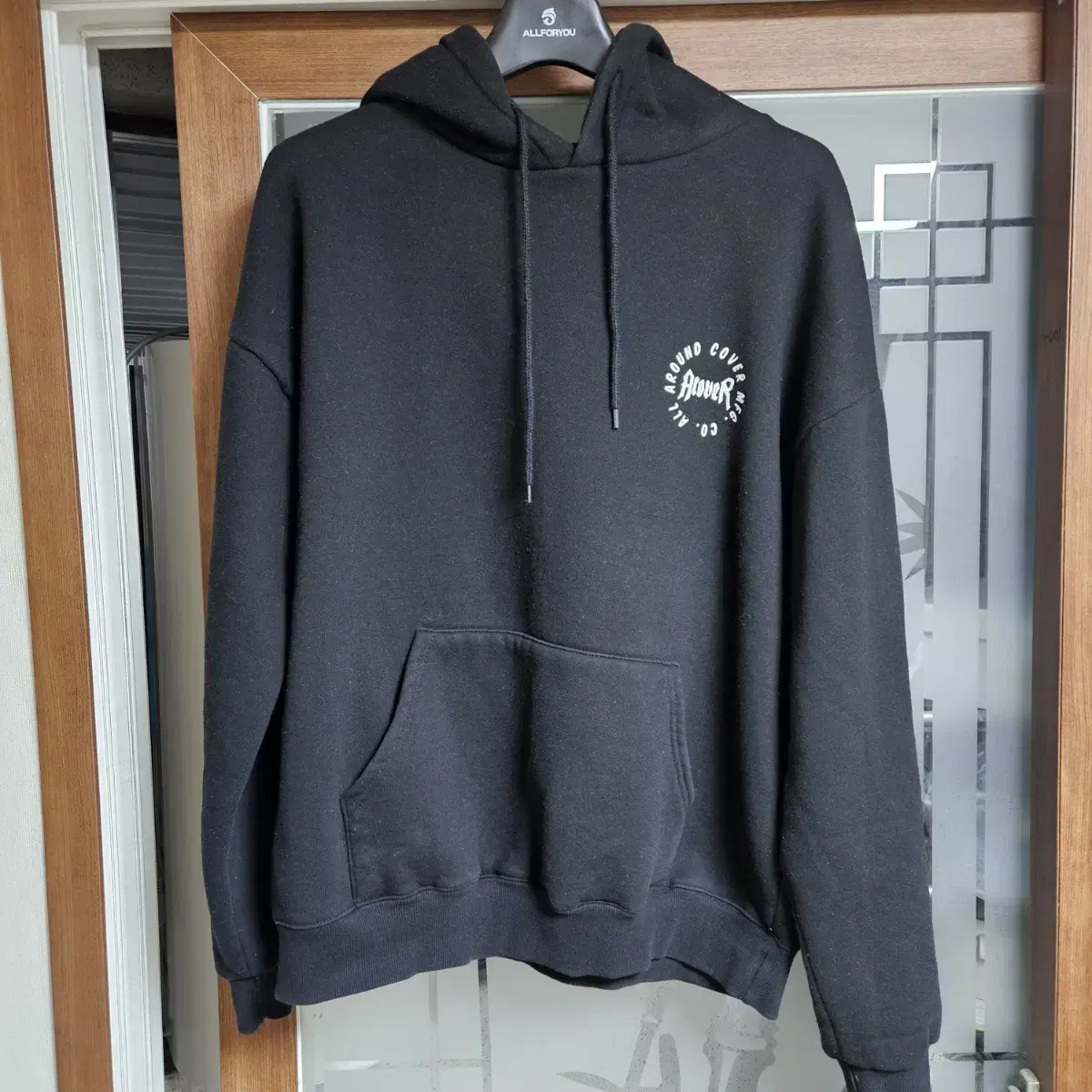 Cover brushed hoodie L