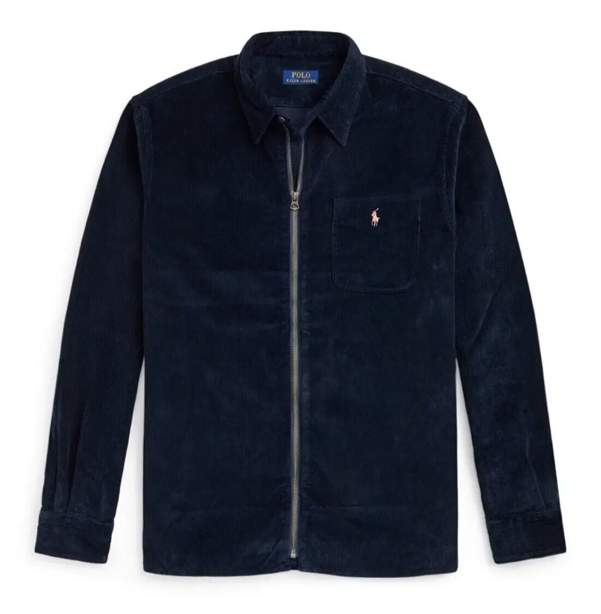 Polo Ralph Lauren 24FW Corduroy Zip-up Shirt Jacket Navy