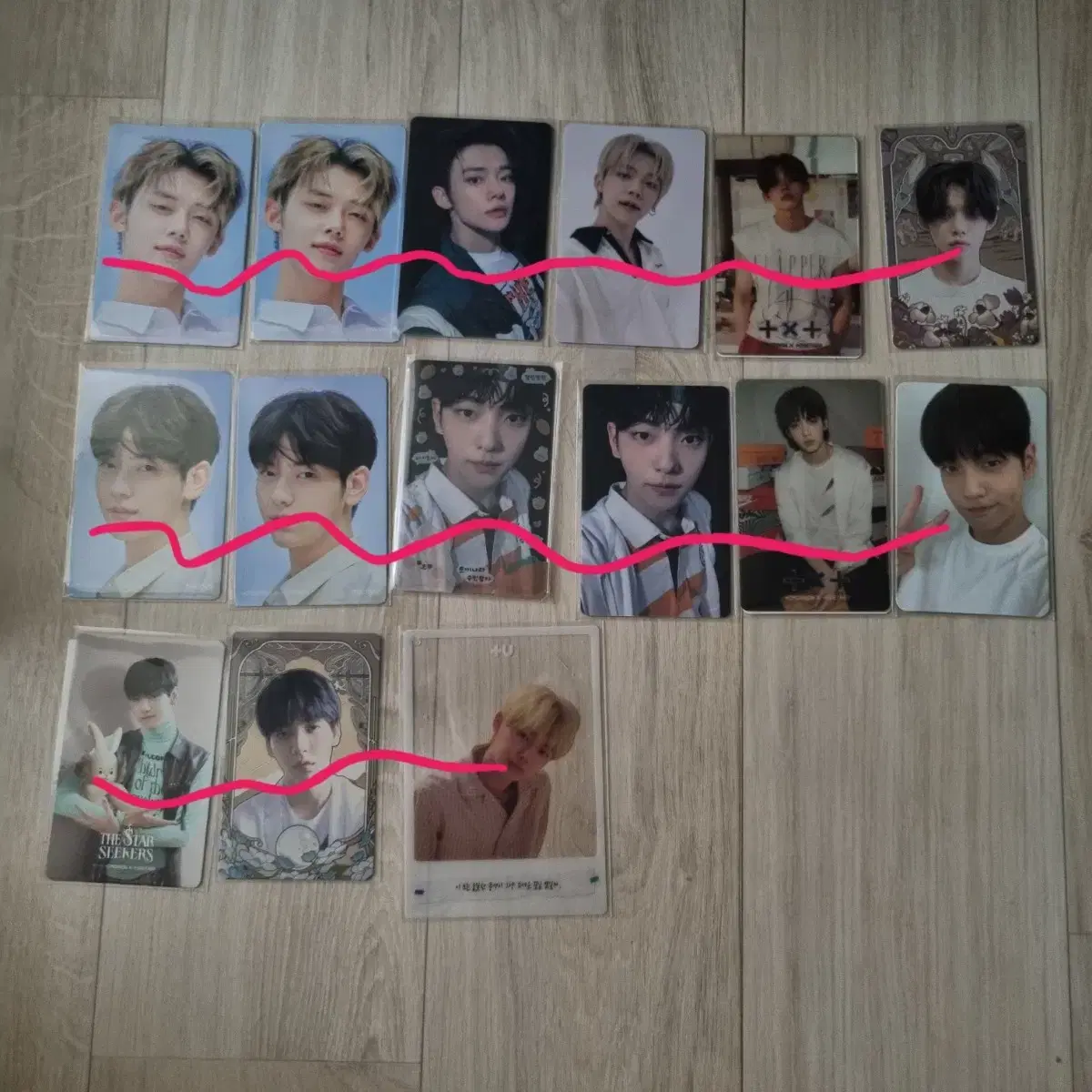 txt soobin yeonjun unreleased photocard alfo wts