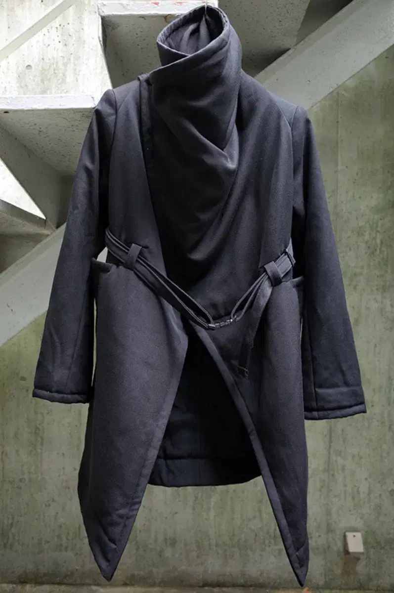 [XS] Obscur OBSCUR 14AW Buckle Wool Coat