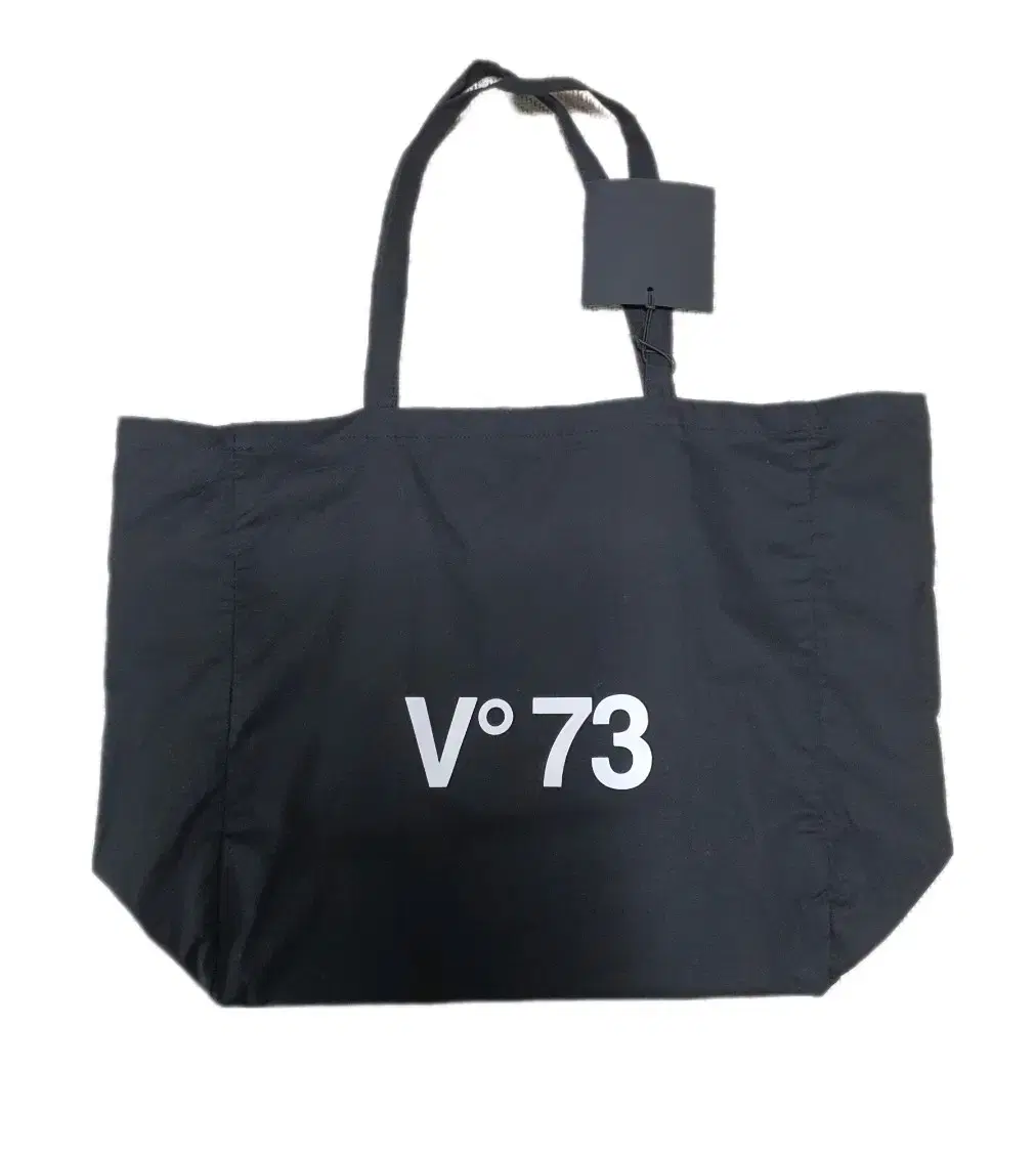 V73Genuine Italian black cotton shoulder eco bag large unisexNew