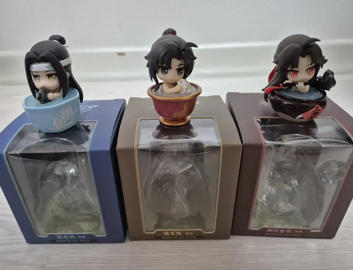 Madojo Teacup Mangi Wireless + Yi Ling Nojo Figure Set bulk wts.