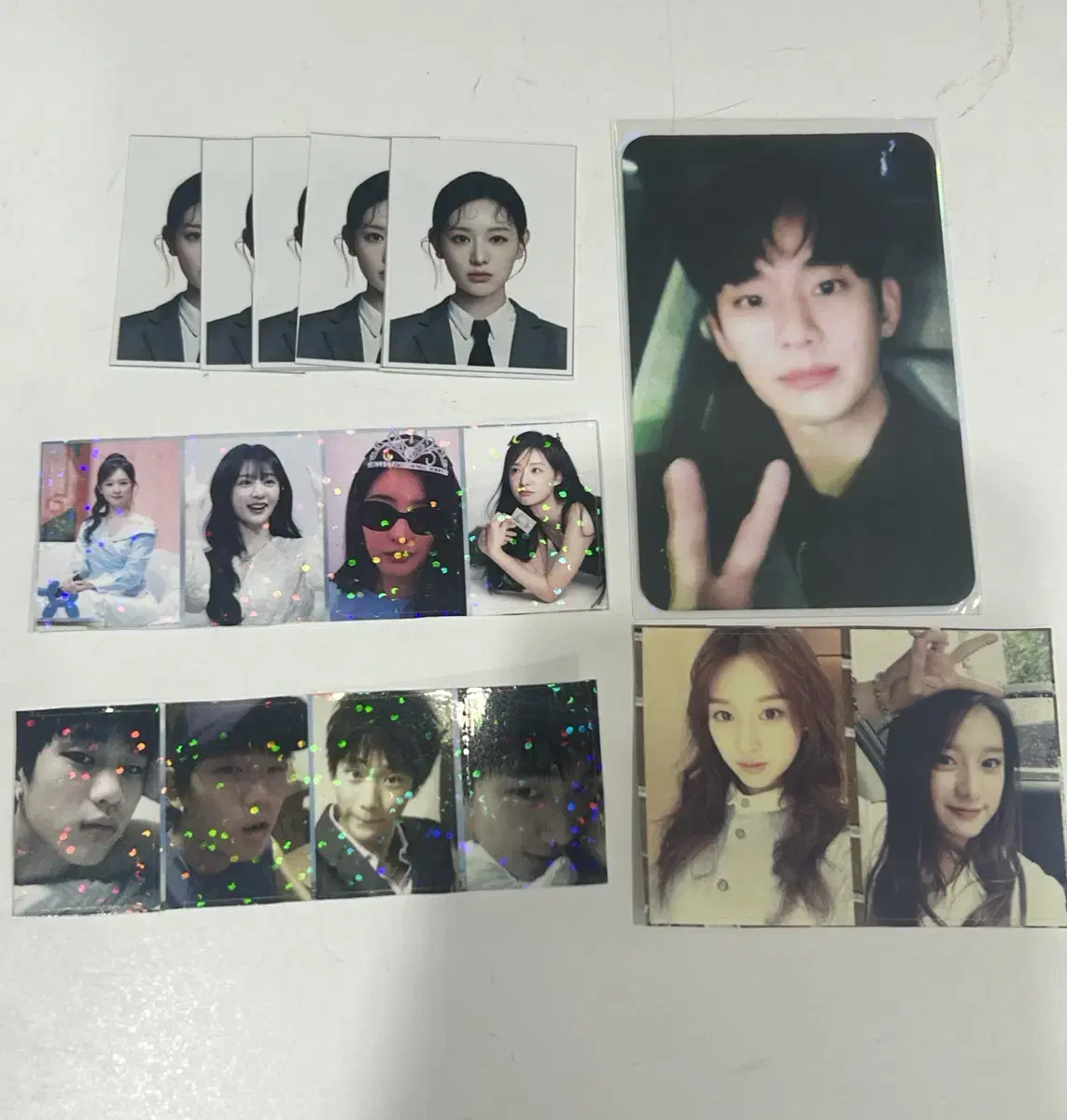 Baekhong kim suhyun kim jiwon unofficial goods 증사 sticker photocard bulk Sell