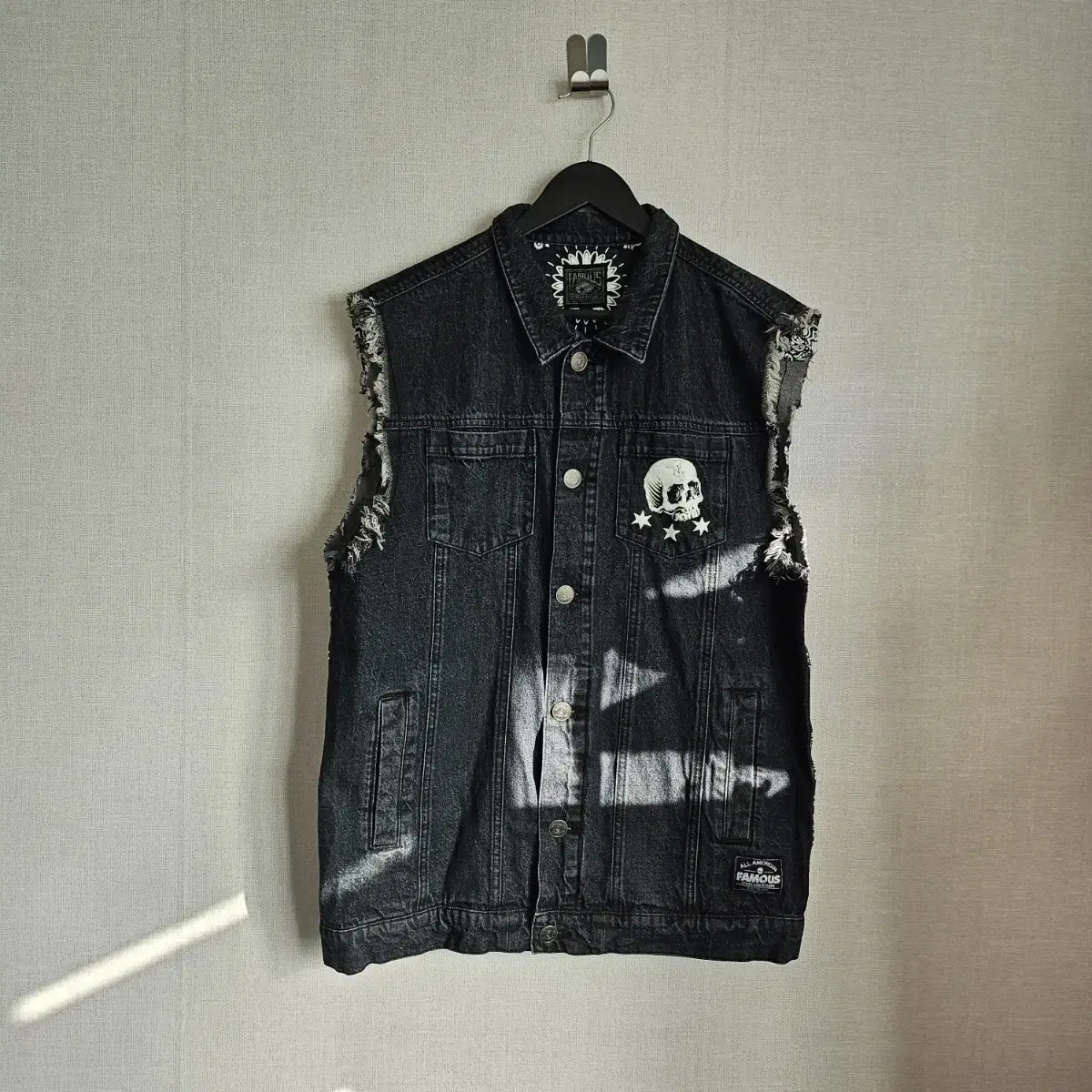 [L] 페이머스 데님 베스트 denim vest