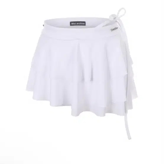 wsc archive Diagonal line frill skirt