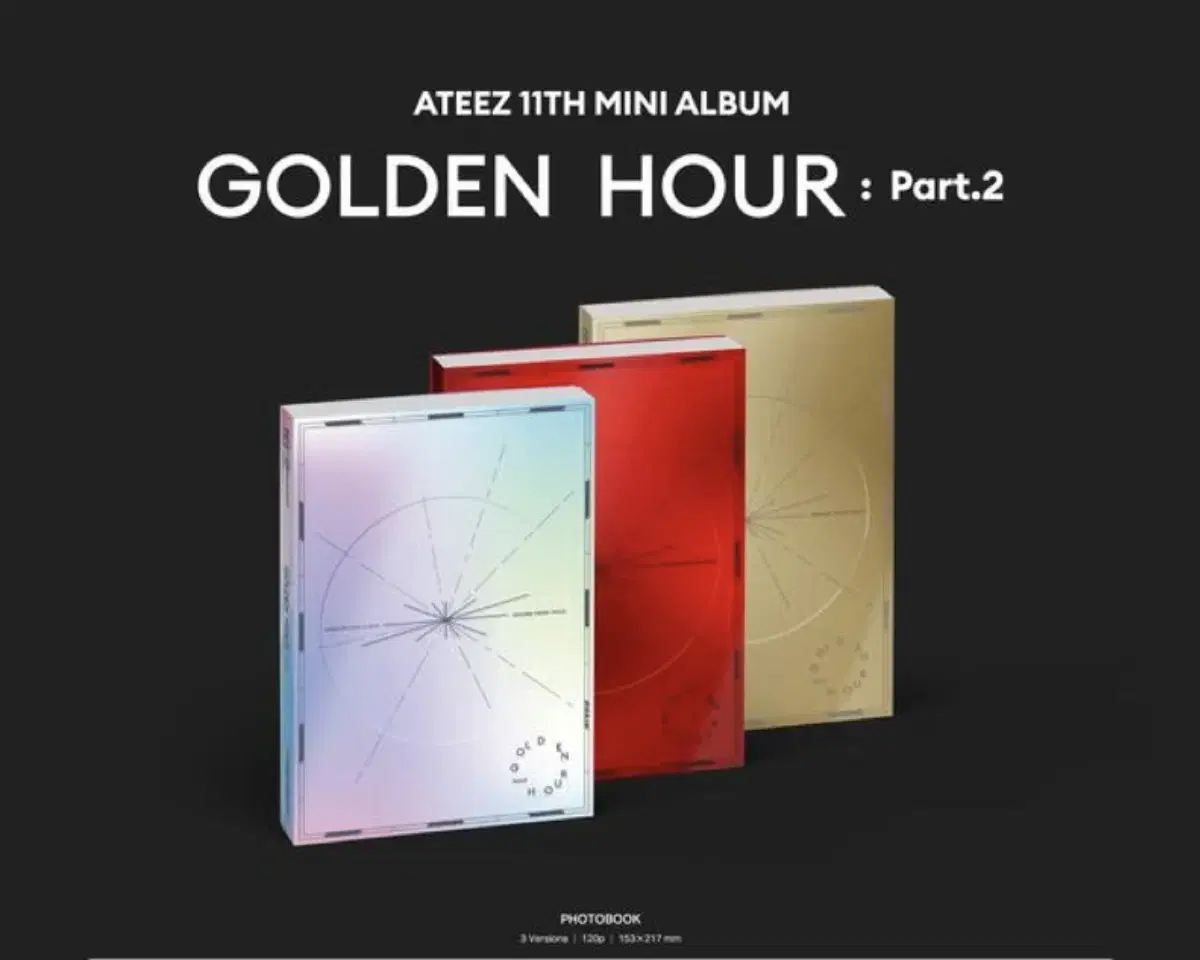 ateez GOLDEN HOUR : Part.2 sealed album wts