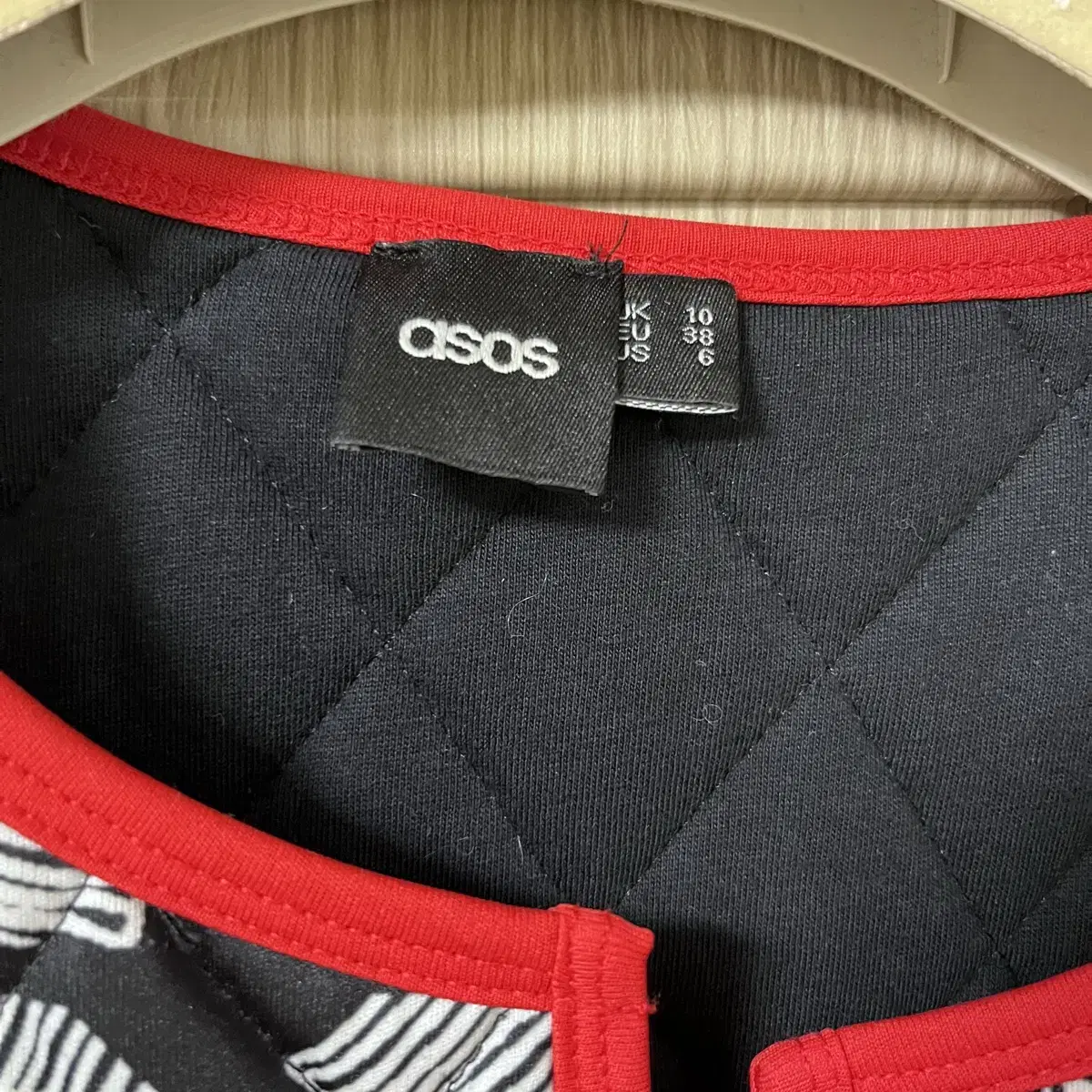 영국 아소스 asos 누빔 자켓 점퍼