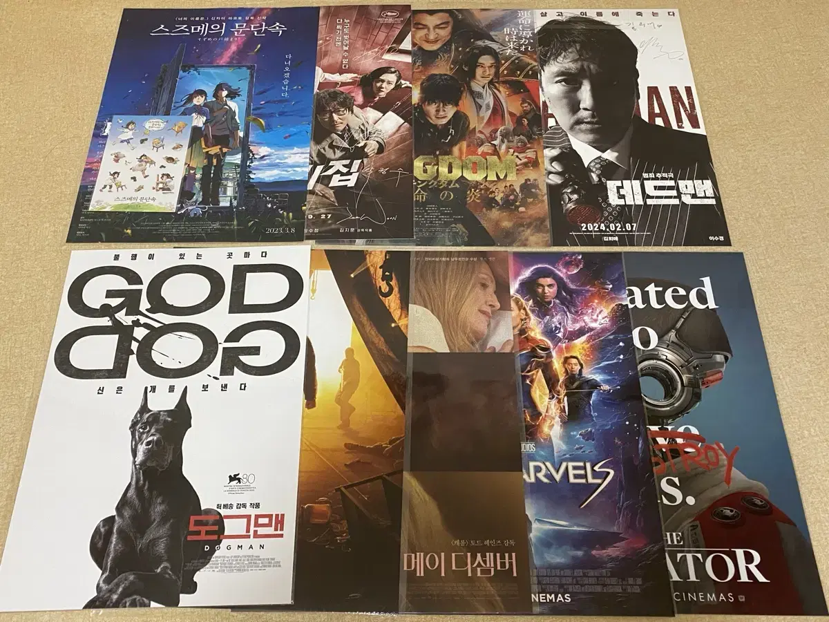 Sell various movies poster 