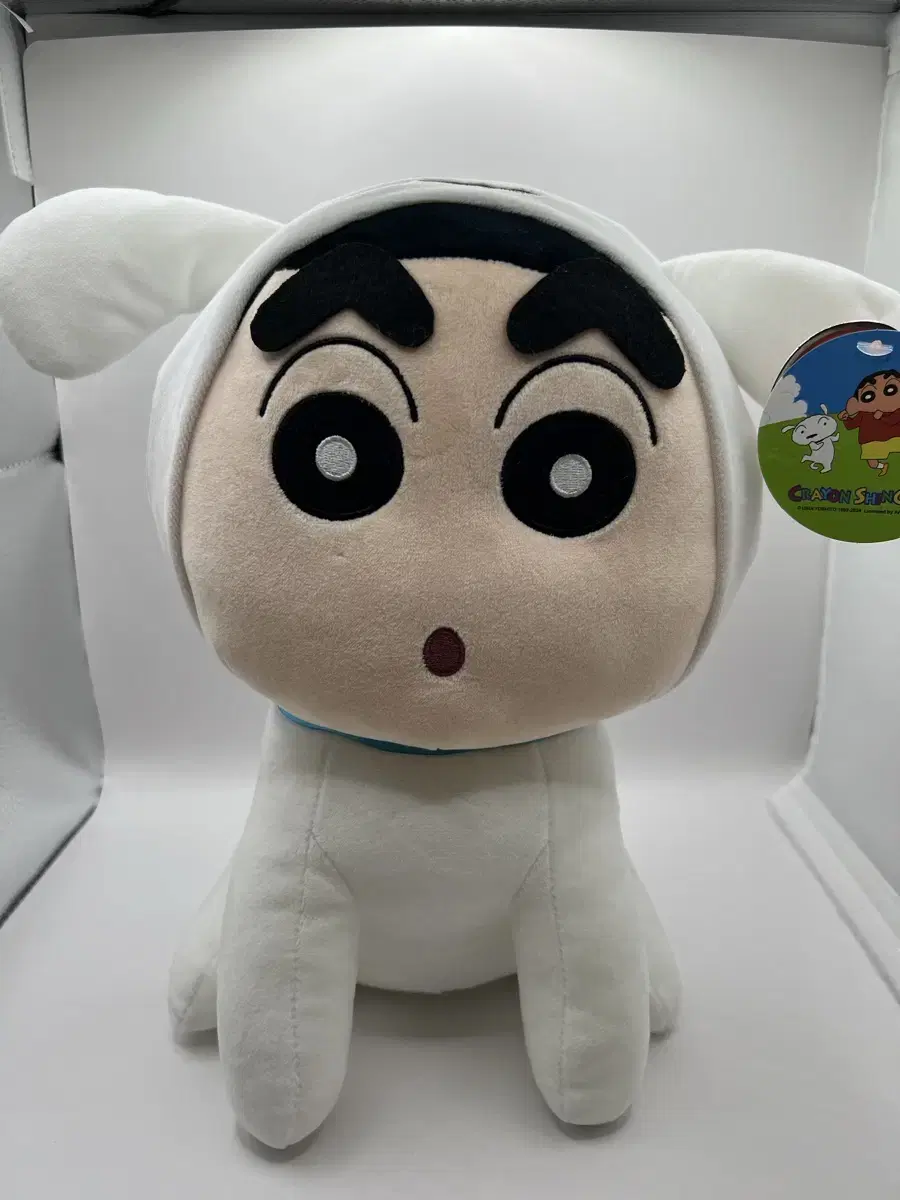 흰둥이 탈을쓴 짱구 30cm