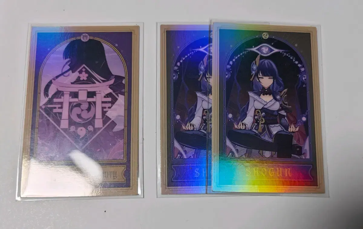 Hoyoland Genshin Impact Fortune-telling Raiden Shogun photocard WTS