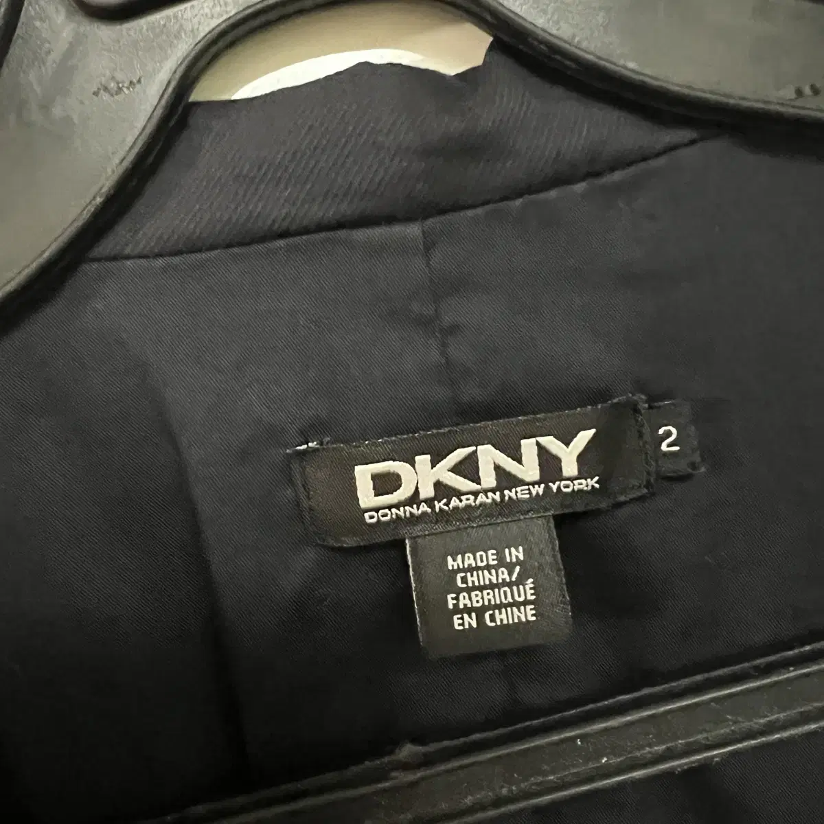 DKNY 볼륨 소매 오픈 자켓