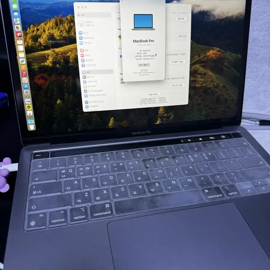 apple 맥북 프로 13인치,사이클수30미만