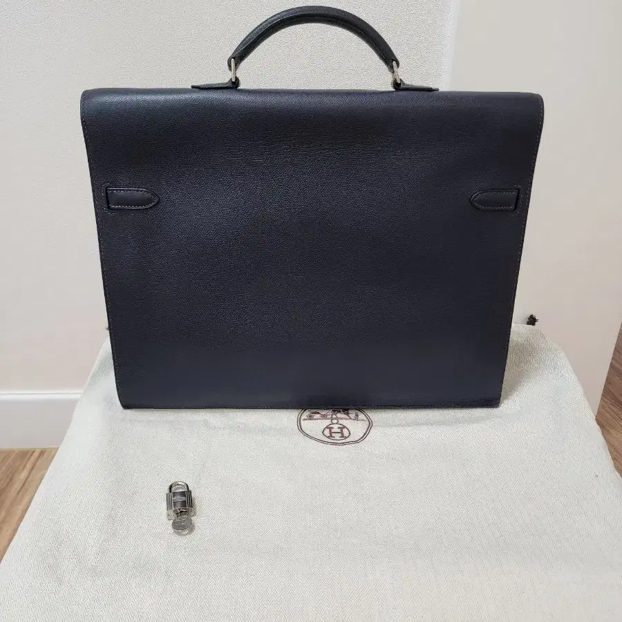 Hermes Kelly Depeche Briefcase 38 Epsom