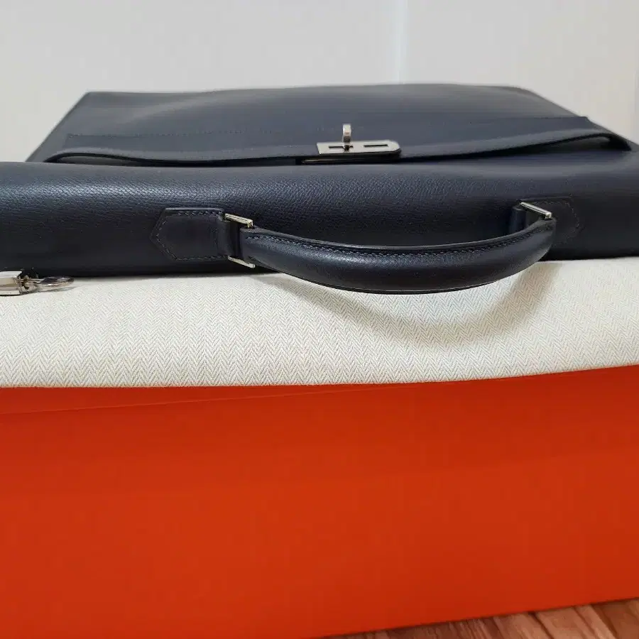 Hermes Kelly Depeche Briefcase 38 Epsom