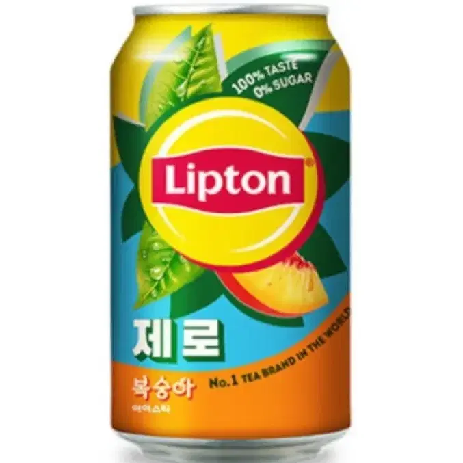 립톤 아이스티 제로 복숭아 355ml 24캔