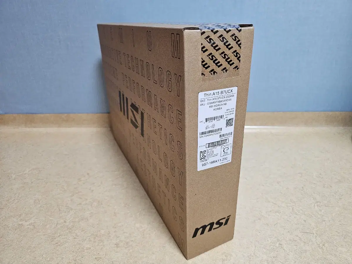 [15.6인치] RTX2050 MSI 영상편집 게이밍 노트북