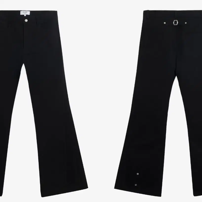 율러 signature flared cinchback pants M